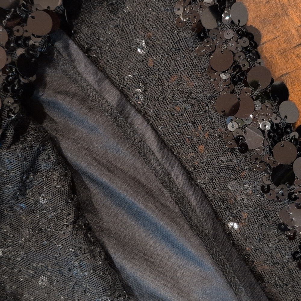 Zara Lace Sequin Mini Dress - Picture 5 of 10
